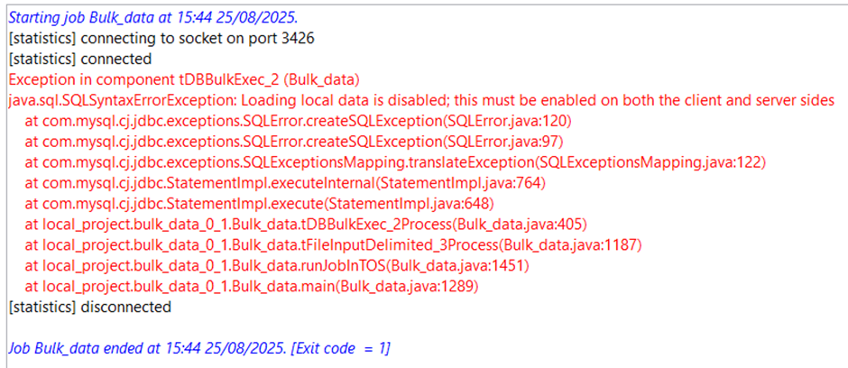 tDBOutput ,tDBOutputBulk  And tDBBulkExec